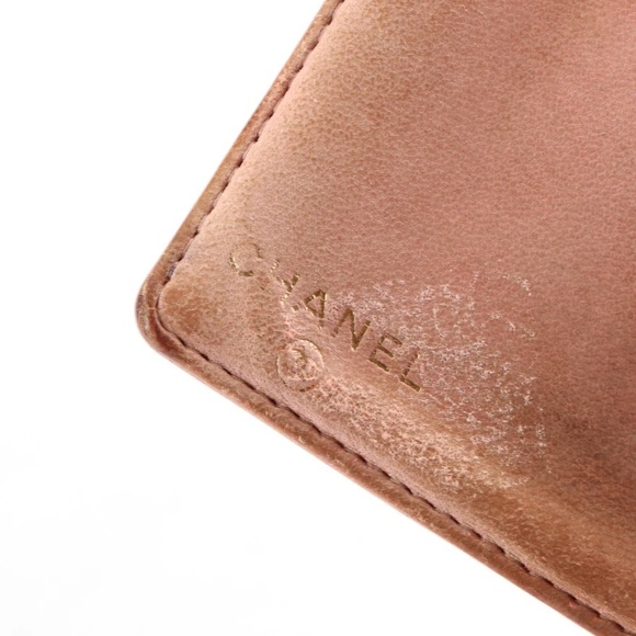 Chanel Caviar leather wallet pink - Picture 4 of 8